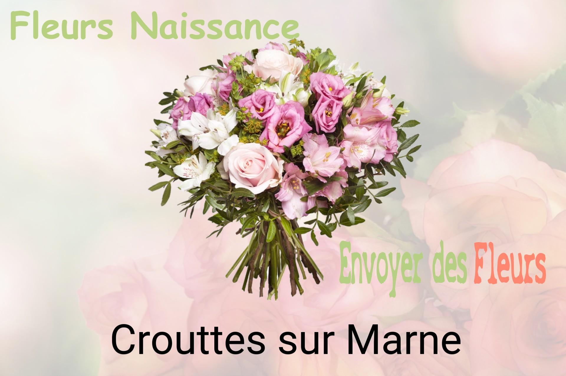 Bouquet de fleurs de naissance livré à Crouttes-sur-Marne